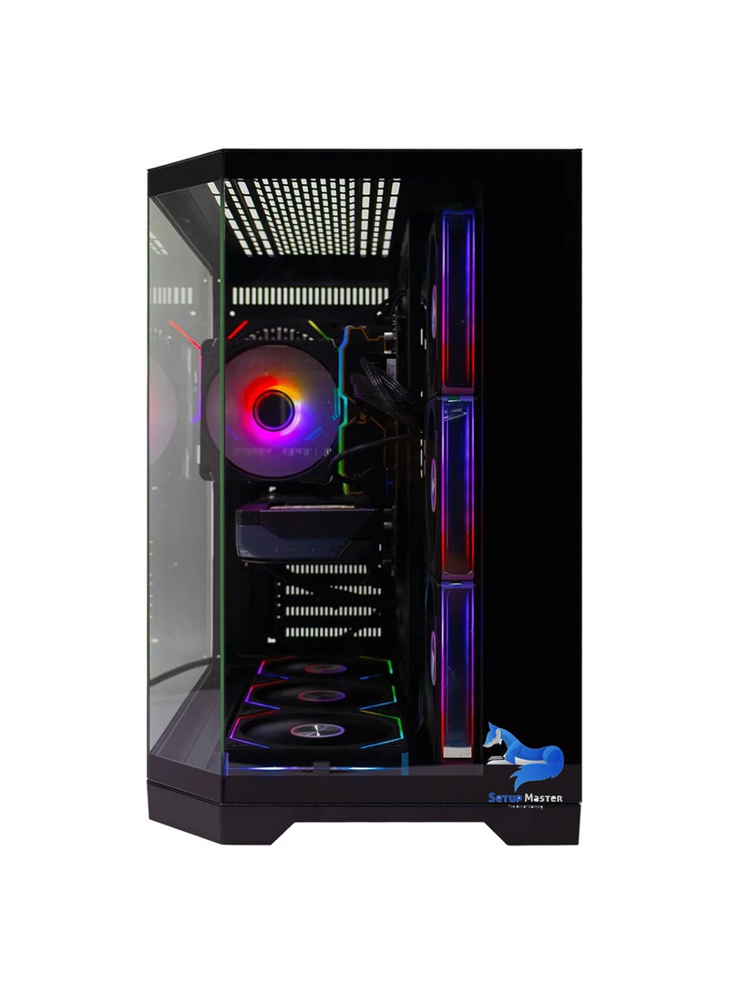 سيت أب ماستر كمبيوتر ألعاب بمعالج Intel Core i5-14400F / ذاكرة وصول عشوائي 16 جيجابايت DDR5 / قرص صلب SSD بسعة 1 تيرابايت / بطاقة رسومات Nvidia GeForce RTX 5060 Ti بسعة 8 جيجابايت / نظام التشغيل Windows 11 Pro / أسود - Image 2