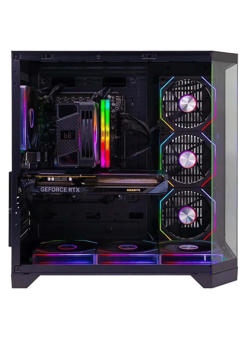 سيت أب ماستر كمبيوتر ألعاب بمعالج Intel Core i5-14400F / ذاكرة وصول عشوائي 16 جيجابايت DDR5 / قرص صلب SSD بسعة 1 تيرابايت / بطاقة رسومات Nvidia GeForce RTX 5060 Ti بسعة 8 جيجابايت / نظام التشغيل Windows 11 Pro / أسود - Image 4