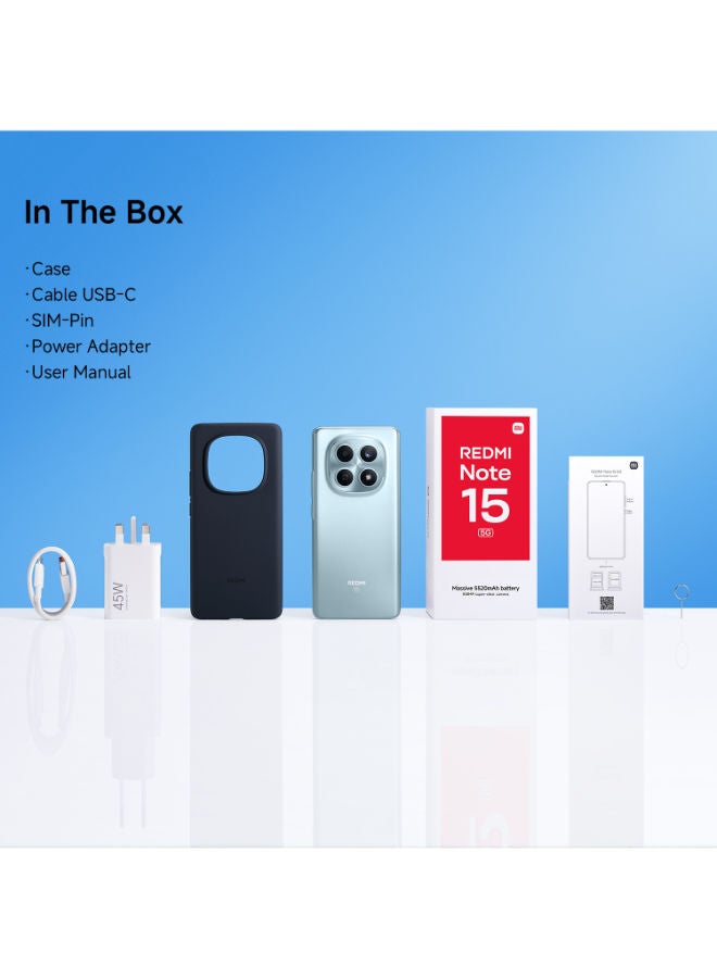 شاومي Redmi Note 15 Dual SIM Purple 8GB RAM 256GB 5G - Middle East Version - Image 5