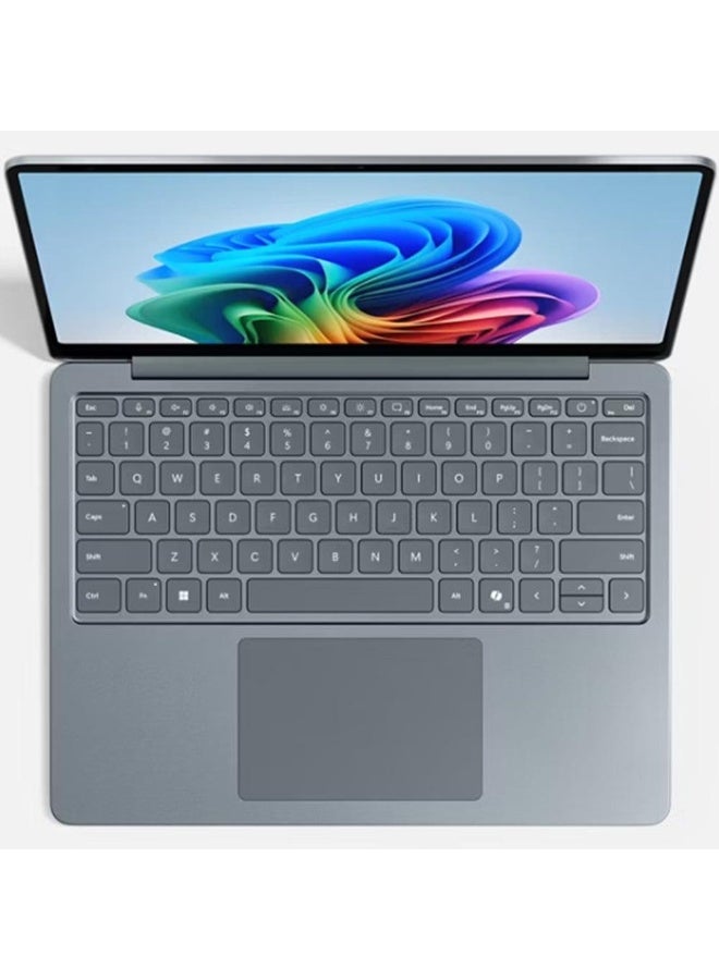 مايكروسوفت Surface Laptop 7 (2025) / Copilot + PC / Snapdragon® X Plus X1P-42-100 8 Core / 16GB RAM / 512GB SSD / Qualcomm Adreno GPU / 13'' PixelSense Flow™ Display (1920 x 1280) Touch / Windows 11 Home / Ocean English/Arabic Silver - Image 3