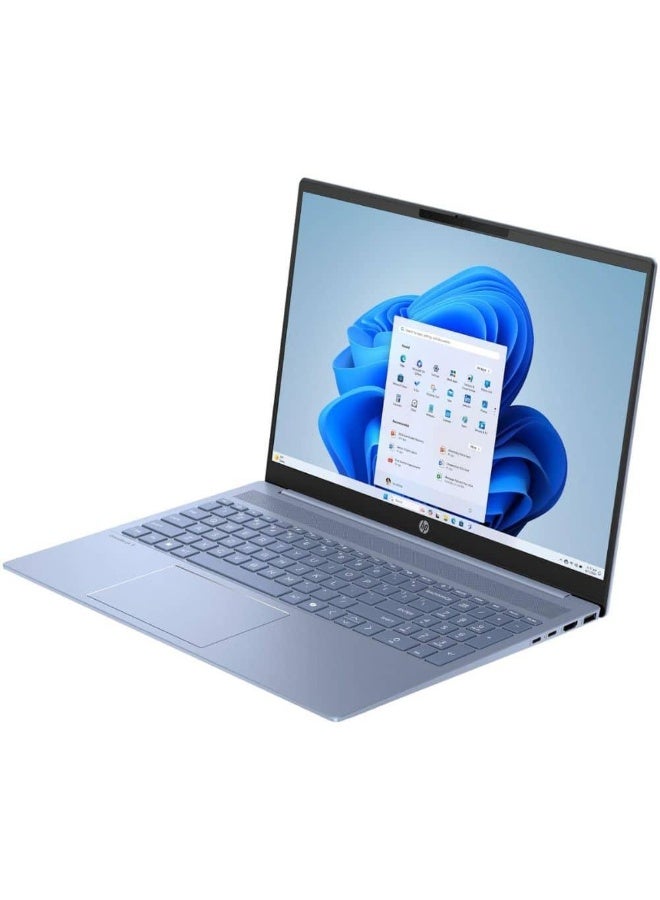 HP OMNIBOOK 5 Next Gen AI 16-AF1004NE / Intel Core Ultra 7 Processor / 24GB RAM / 1TB SSD / DDR5 / 16 Inches 2K Display / Intel Shared Graphics / Windows 11 Home English/Arabic Sky Blue - Image 3