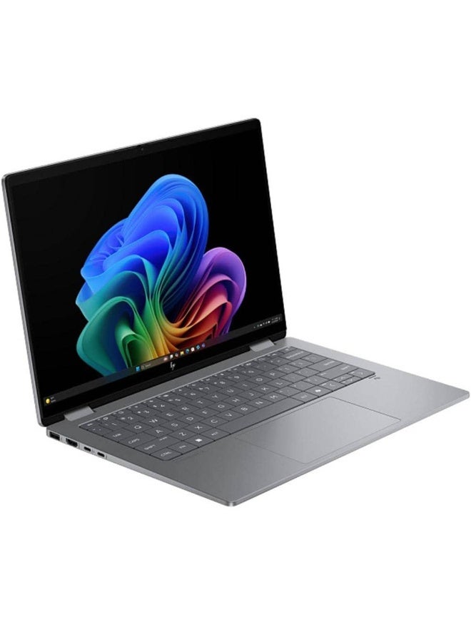 HP OMNIBOOK X FLIP Next Gen AI 14-FK0013NE / AMD Ryzen AI 7 Processor / 32GB RAM / 1TB SSD / DDR5 / 14 Inches 3K OLED Display / AMD Radeon Graphics / Windows 11 Home English/Arabic Silver - Image 3