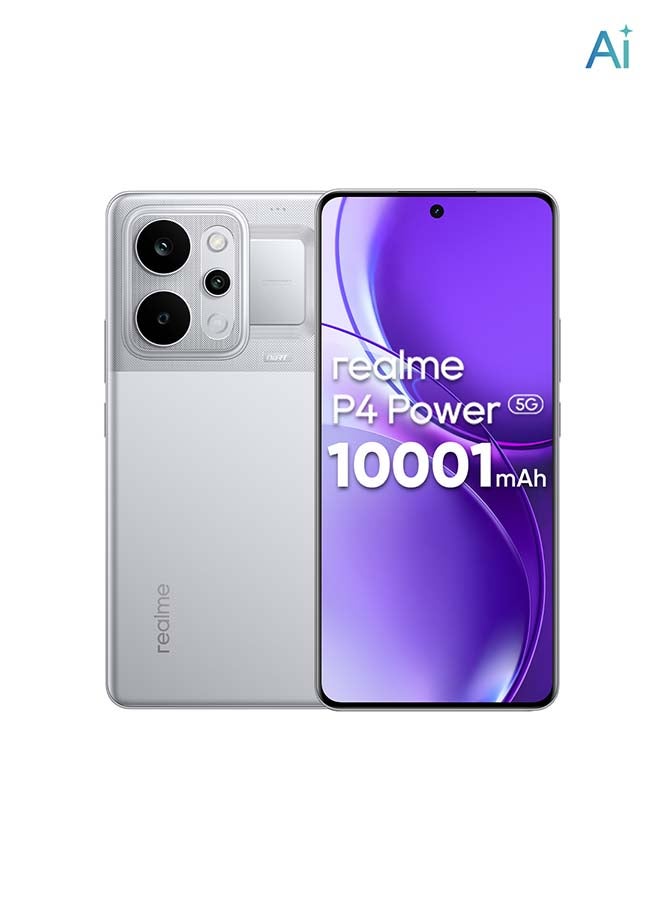 realme P4 Power Dual SIM 5G Power Silver 12GB RAM 256GB - International Version - Image 1