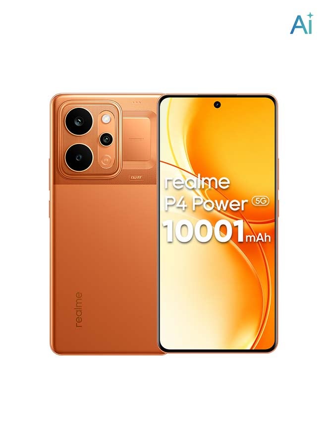 realme P4 Power Dual SIM 5G Flash Orange 12GB RAM 256GB - International Version - Image 1
