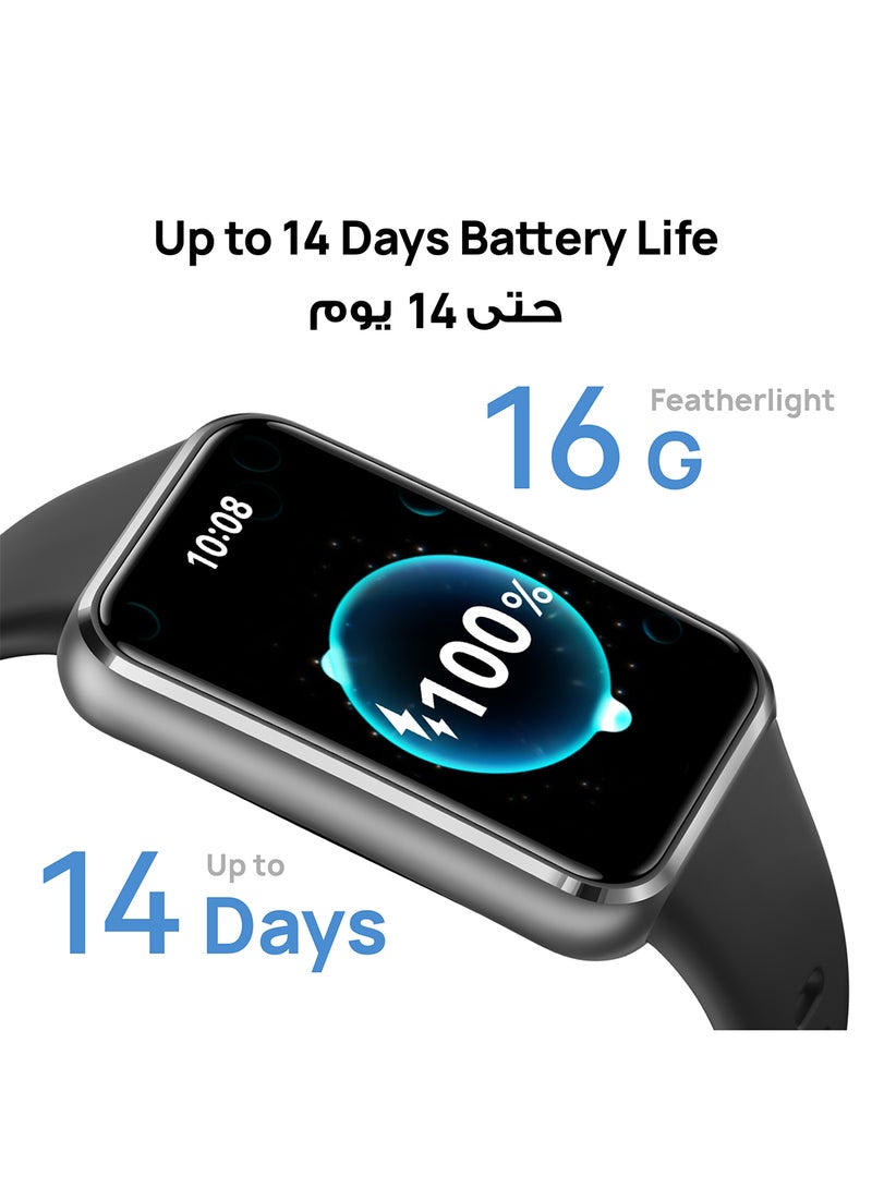 هواوي سوار الصحة واللياقة البدنية Band 11، ساعة ذكية، ذكاء صحي على مدار 24/7، HRV، تتبع النوم، مراقب الإجهاد، الرفاهية العاطفية، نحيف للغاية، iOS و Android، عمر بطارية يصل إلى 14 يومًا - Image 2