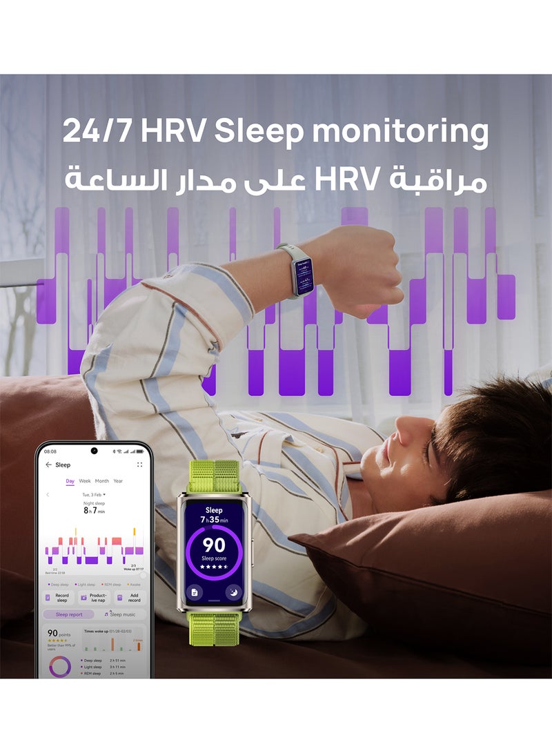 HUAWEI Band 11 PRO Smart Watch, AMOLED Display, Sleep & Stress monitoring Smart Watch, Upto 14 Days Battery, 50m Water Resistance, Precision Fitness & Health Tracker, Android&iOS compatible, Black - Image 3