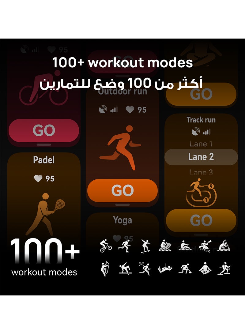 HUAWEI Band 11 PRO Smart Watch, AMOLED Display, Sleep & Stress monitoring Smart Watch, Upto 14 Days Battery, 50m Water Resistance, Precision Fitness & Health Tracker, Android&iOS compatible, Black - Image 4