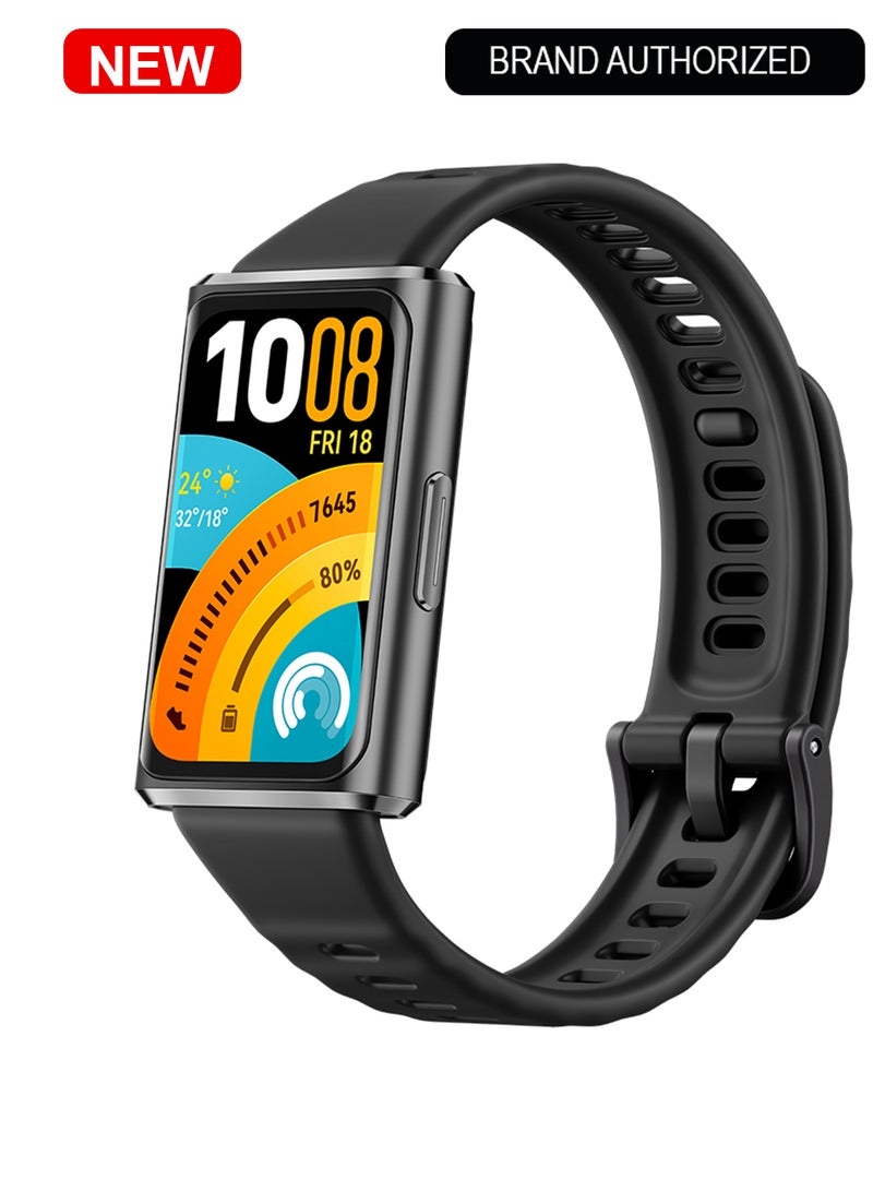 HUAWEI Band 11 PRO Smart Watch, AMOLED Display, Sleep & Stress monitoring Smart Watch, Upto 14 Days Battery, 50m Water Resistance, Precision Fitness & Health Tracker, Android&iOS compatible, Black - Image 1