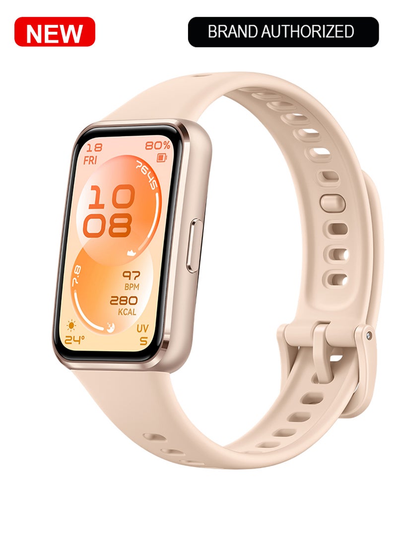 HUAWEI Band 11 Health and Fitness Tracker, Smart Watch, 24/7 Health Intelligence, HRV, Sleep Tracking, Stress Monitor, Emotional Wellbeing, Ultra-Slim, iOS & Android, Up to 14 Days Battery Life Beige - Image 1