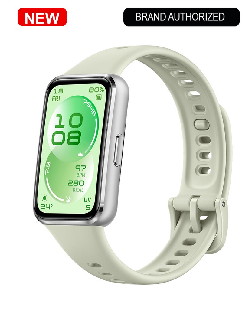 HUAWEI Band 11 Health and Fitness Tracker, Smart Watch, 24/7 Health Intelligence, HRV, Sleep Tracking, Stress Monitor, Emotional Wellbeing, Ultra-Slim, iOS & Android, Up to 14 Days Battery Life Green - Image 1