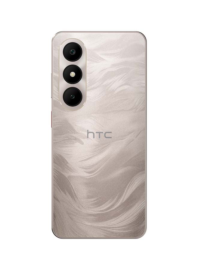 إتش تي سي Wildfire E7 Life Dual SIM 4G upto 12GB* (6+6) RAM 256GB 50MP Camera Champagne Gold + Nextbot E18 TWS - Middle East Version - Image 3