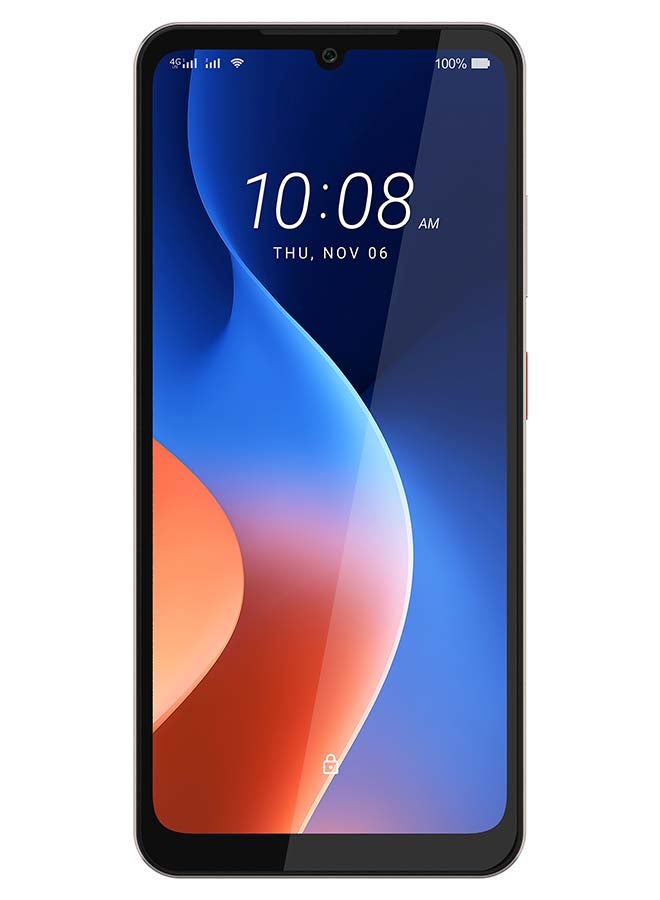 إتش تي سي Wildfire E7 Life Dual SIM 4G upto 12GB* (6+6) RAM 256GB 50MP Camera Champagne Gold + Nextbot E18 TWS - Middle East Version - Image 4