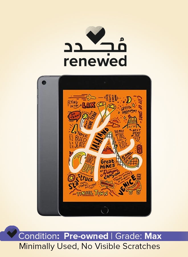 Apple Renewed - iPad Mini 2019 (5th Generation) , 64GB, Wi-Fi Space Gray With Facetime - Image 1