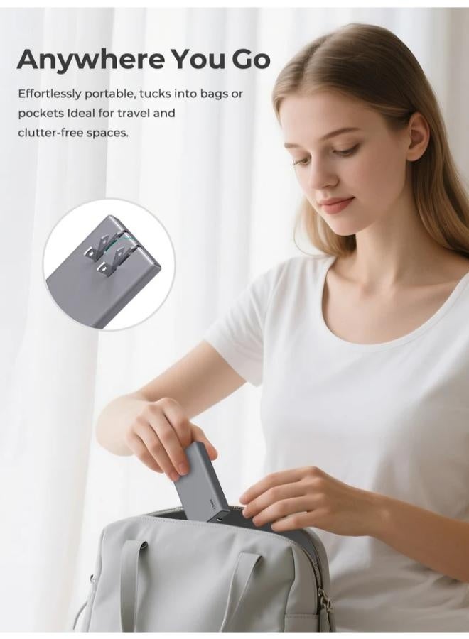 أوكي AUKEY Comet Slim 67W PD Wall Charger with GaN Technology PA-C4 grey - Image 5