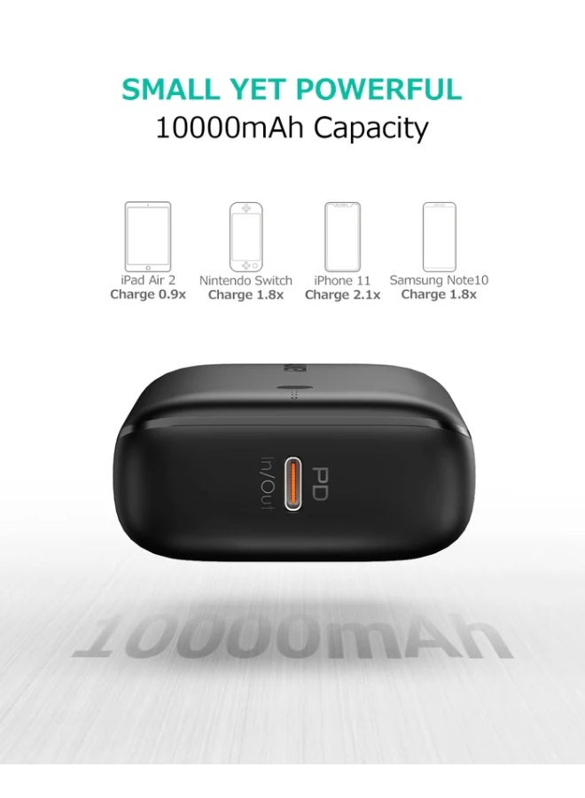 أوكي AUKEY PB-N83S 20W 10000mAh Mini Power Bank black - Image 2