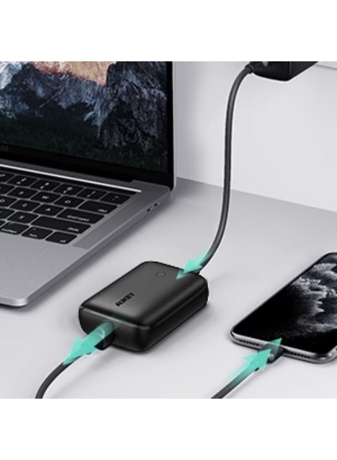 أوكي AUKEY PB-N83S 20W 10000mAh Mini Power Bank black - Image 3