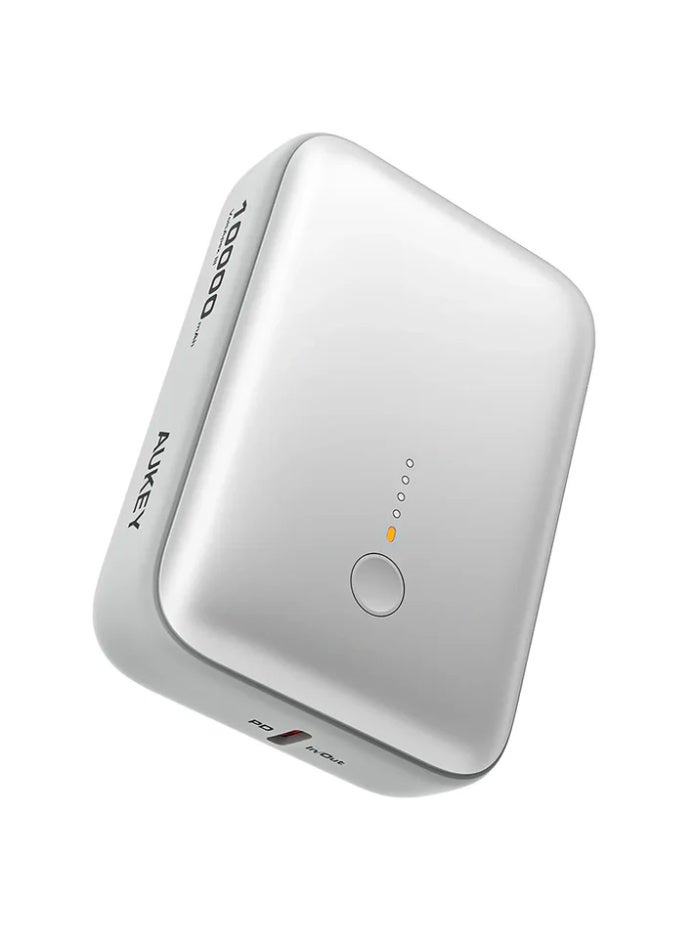أوكي AUKEY Spark Mini 10000 Compact Fast Charging Slim Power Bank PB-Y55 grey - Image 2