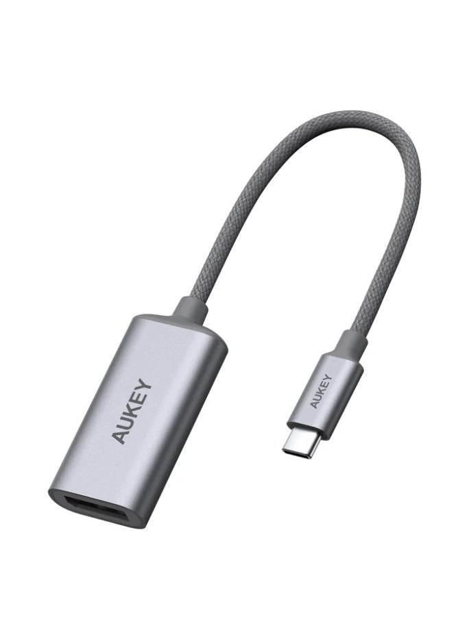 AUKEY UH-D01 USB-C to Displayport Hub Adapter grey - Image 1