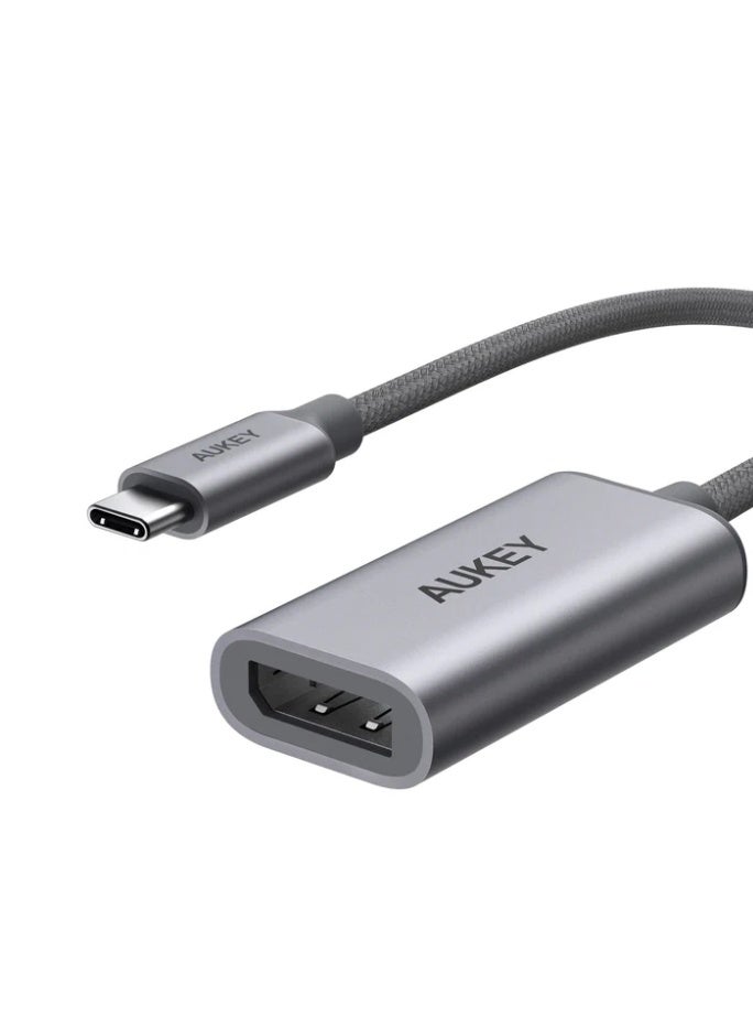 AUKEY UH-D01 USB-C to Displayport Hub Adapter grey - Image 2