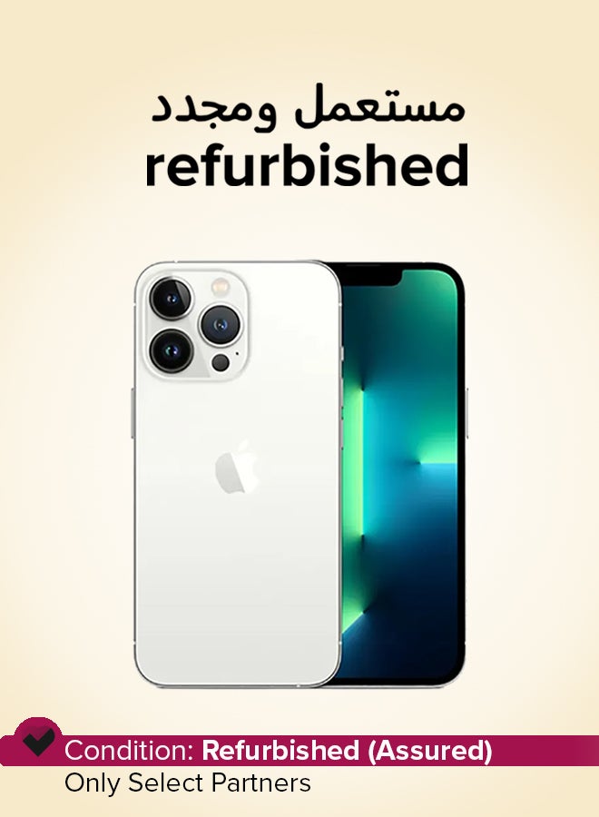 Apple Refurbished - iPhone 13 Pro 256GB Silver 5G With Facetime - Physical Dual SIM Version - Image 1