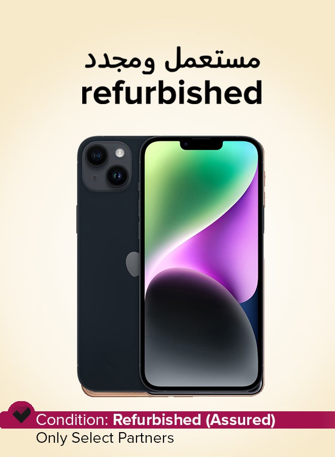 Apple Refurbished - iPhone 14 128GB Midnight 5G With FaceTime - Physical Dual SIM Version - Image 1