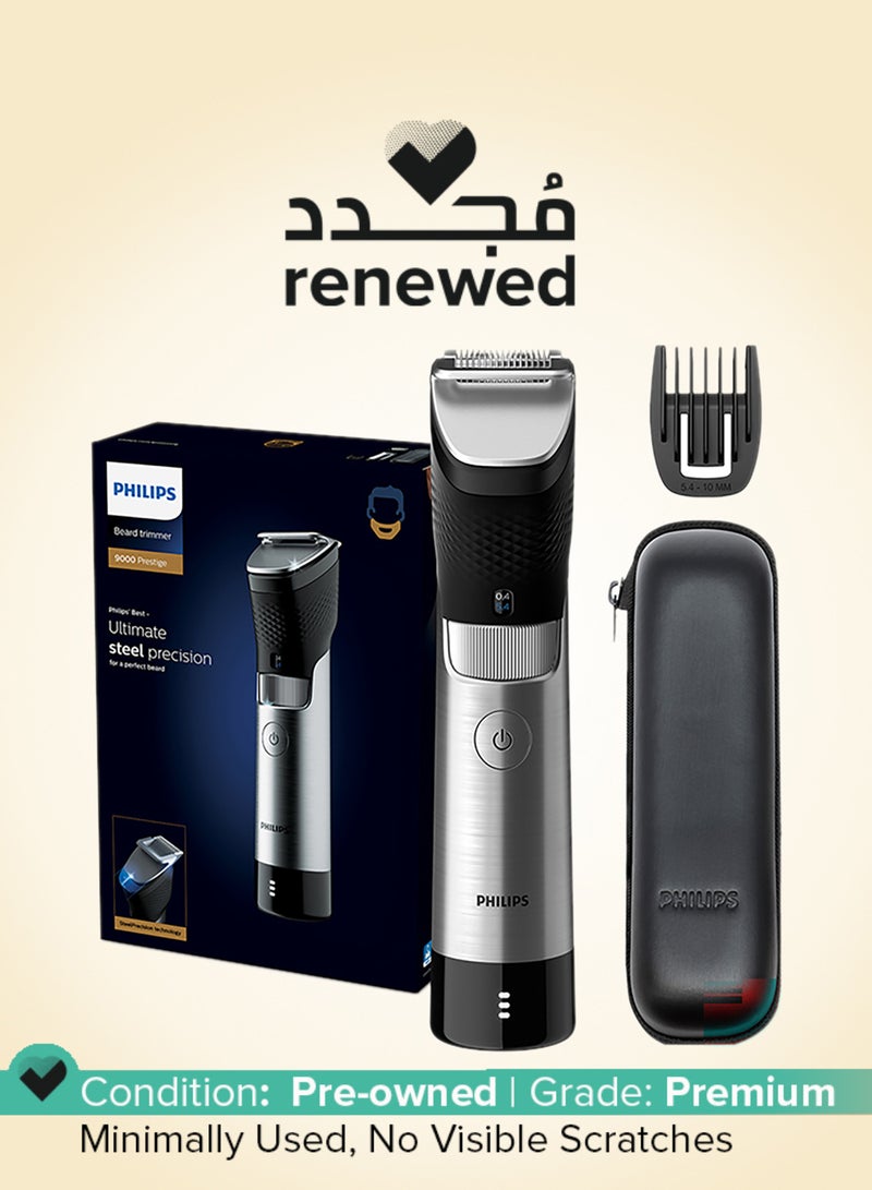 Philips Renewed - Beard Trimmer BT9810 Black/Silver - Image 1