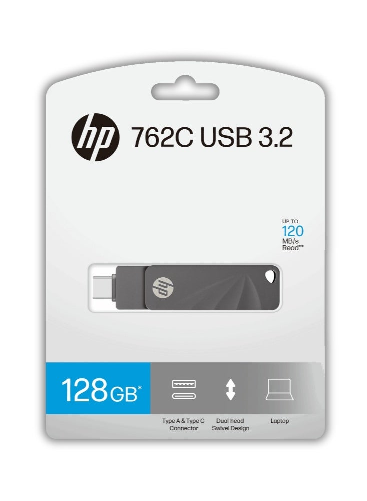 HP 762C USB Pen Drive | 128GB OTG Type-C USB 3.2 Dual Flash Drive for Iphone 15 Iphone 16 Android Tablet PC Laptop 128 GB - Image 5