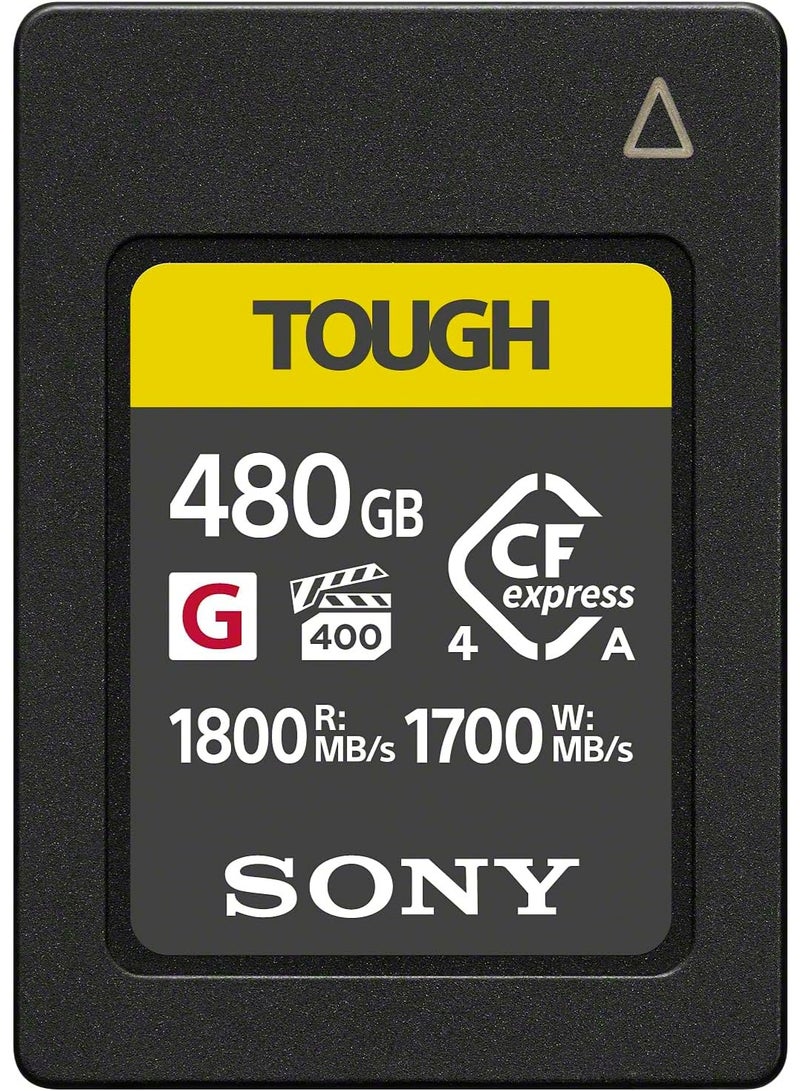 Tough CFexpress Type A Flash Memory Card | VPG400 High Speed G Series with Video Performance Guarantee (Read Speed 1800MB/s, Write Speed 1700MB/s) - CEA-G480T - 480 GB