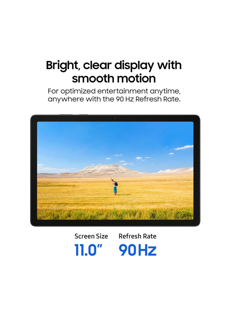سامسونج Galaxy Tab A11+ 11-inch Display, 8GB RAM, 256GB Storage, 90Hz Refresh Rate, AI with Google Gemini, Dolby Atmos, Quad Speakers, Wi-Fi + 5G Tablet, Gray - Image 4