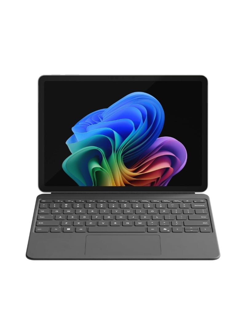 مايكروسوفت Surface Pro Keyboard and Slim Pen 2 Bundle for Surface Pro 12-inch Device, Alcantara Material, Slate - Image 2