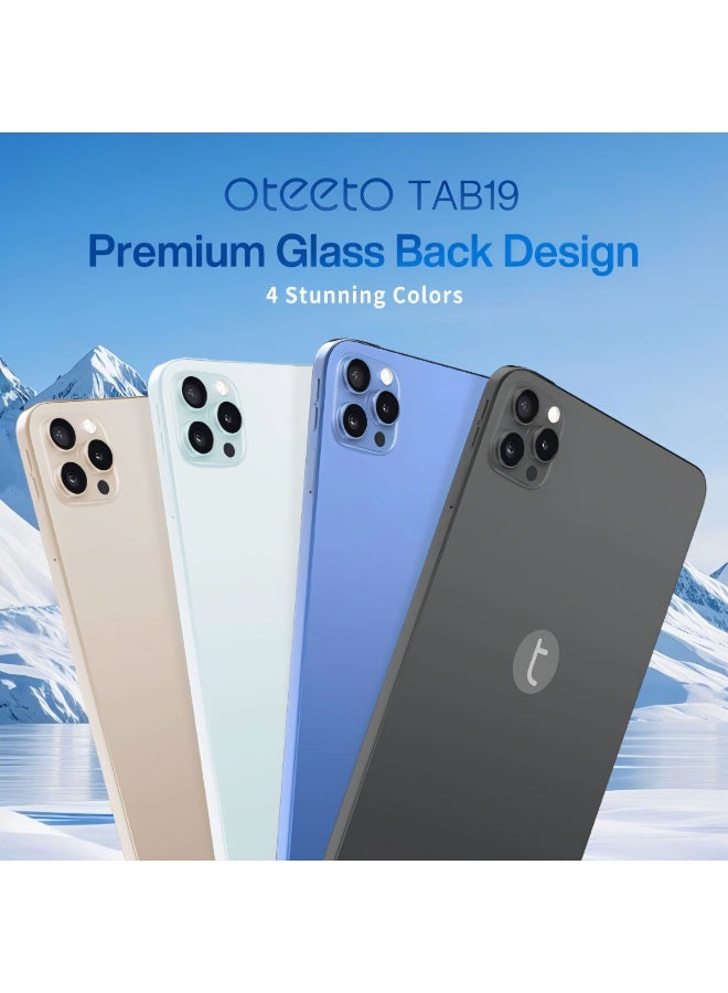 Oteeto Tab 19, 10.1 Inch Tablet, 12GB RAM, 512GB Storage, Octa Core CPU, 8000mAh Battery, 13MP and 8MP Camera, Dual SIM, WiFi, GPS, with Keyboard and Touch Pen (Blue) - Image 5
