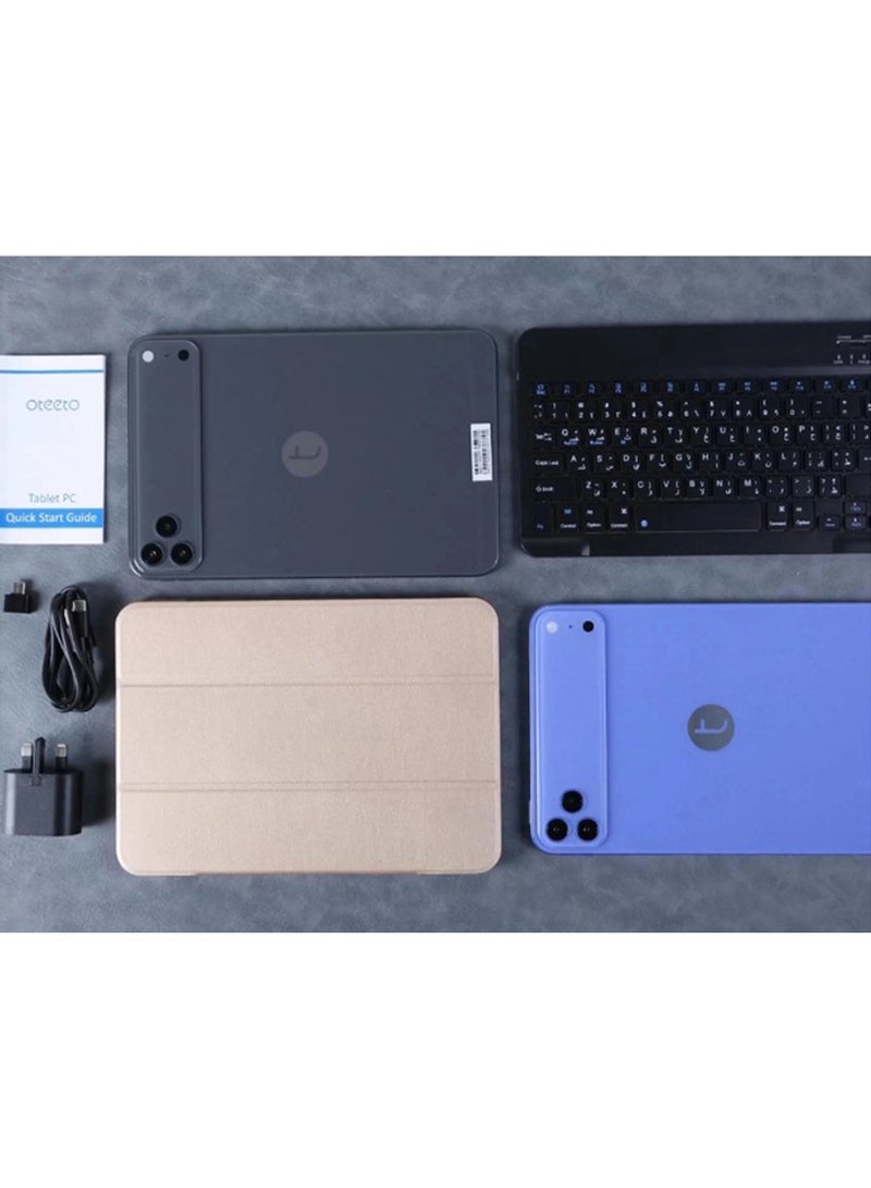 Oteeto Tab 20 10.1 Inch 4G Calling Tablet, 8GB RAM, 512GB ROM, Octa-Core Processor, 8000mAh Battery, 13MP Rear Camera, 8MP Front Camera, Dual Speakers, 4G and 5G Wifi - Blue - Image 3