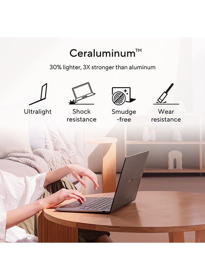 أسوس لابتوب زينبوك S 14 بشاشة 14 بوصة، مع معالج كور ألترا 9/32 جيجابايت رام/1 تيرابايت PCIe G4 SSD/رسومات إنتل UMA/ويندوز 11 هوم - Image 3