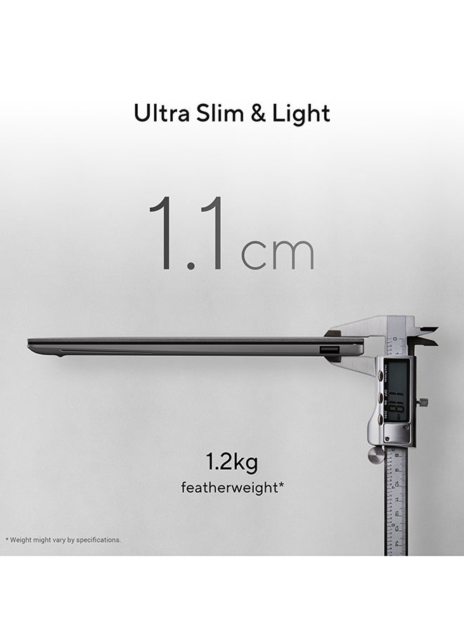 أسوس لابتوب زينبوك S 14 بشاشة 14 بوصة، مع معالج كور ألترا 9/32 جيجابايت رام/1 تيرابايت PCIe G4 SSD/رسومات إنتل UMA/ويندوز 11 هوم - Image 2