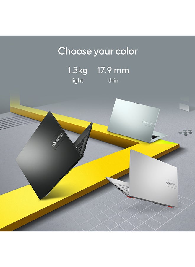 أسوس لابتوب فيفو بوك جو 14 بشاشة 14 بوصة، مع معالج AMD Ryzen 3 7320U/ذاكرة RAM سعة 8 جيجابايت/قرص SSD سعة 512 جيجابايت/رسومات AMD Radeon™/ويندوز 11 هوم - Image 5