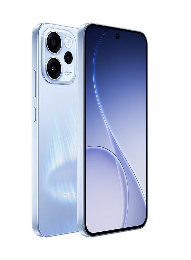 أوبو Reno15 F AI Phone Dual SIM 5G Aurora Blue 12GB RAM 256GB + Zentality E29 Earbuds + Zentality Powerbank 10k mAh  - Middle East Version - Image 5