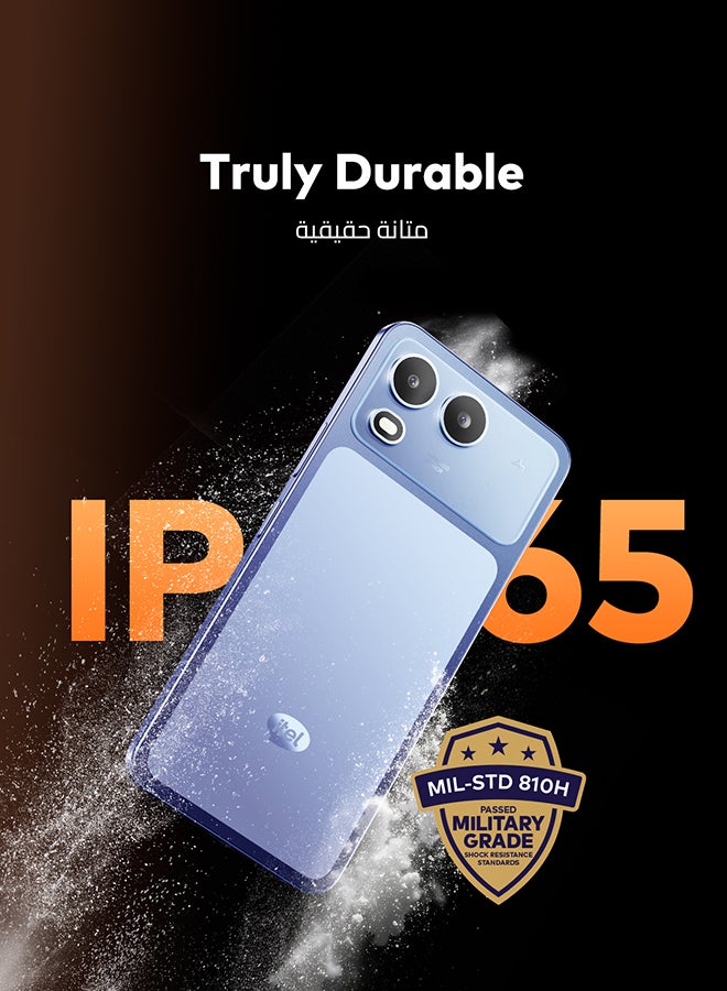 ITEL A200 Dual SIM Nightly Blue 3+5GB RAM 128 GB 4G - Middle East Version - Image 3