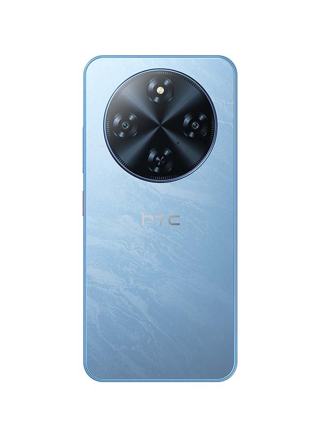 HTC Wildfire E5 Elite Dual SIM 4G upto 18GB* (6+12) RAM 256GB NFC 50MP Camera Light Blue + Nextbot E18 TWS- Middle East Version - Image 3