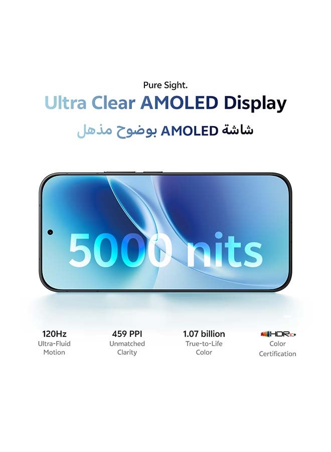 vivo V70 5G AI Dual SIM Authentic Black 12GB 256GB With Exclusive Gifts: TWS Air 3, 90W charger, Protective Cover, 4-year free battery replacement And 24 Months Warranty + 1 Year Screen Replacement - Middle East Version - Image 4