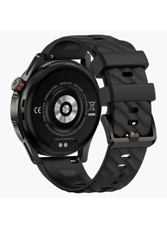 KOSPET ساعة KOSPET Magic R10 الذكية القوية مع بطارية 450 مللي أمبير، شاشة AMOLED بحجم 1.43 بوصة، GPS مزدوج النطاق، مكالمات بلوتوث 5.3، مقاومة للماء حتى 5ATM و IP69K، أكثر من 180 وضع رياضي، تتبع صحي على مدار الساعة طوال أيام الأسبوع، عمر بطارية طويل - - Image 4