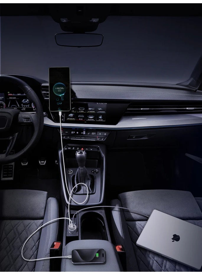 أوكي شاحن سيارة سريع الشحن AUKEY CC-P3 Pathfinder Mix 3 100W - Image 5