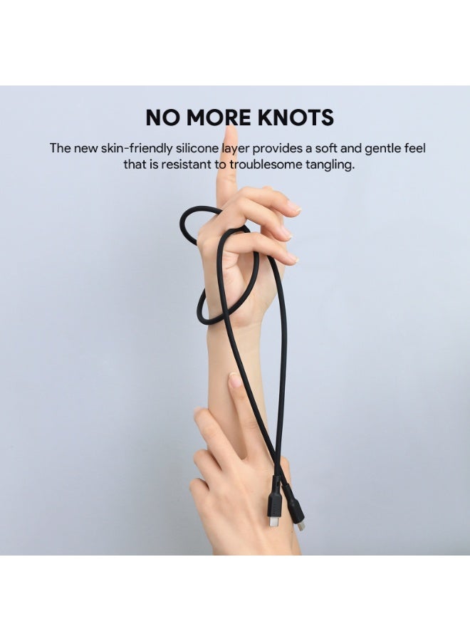 AUKEY Circlet Blink USB-C to USB-C Cable, 1 Meter, Black - CB-SCC101-BK black - https://f.nooncdn.com/p/pnsku/N70287332V/45/_/1770720722/3bd286c2-0b58-46f7-a410-da567da4587c.jpg