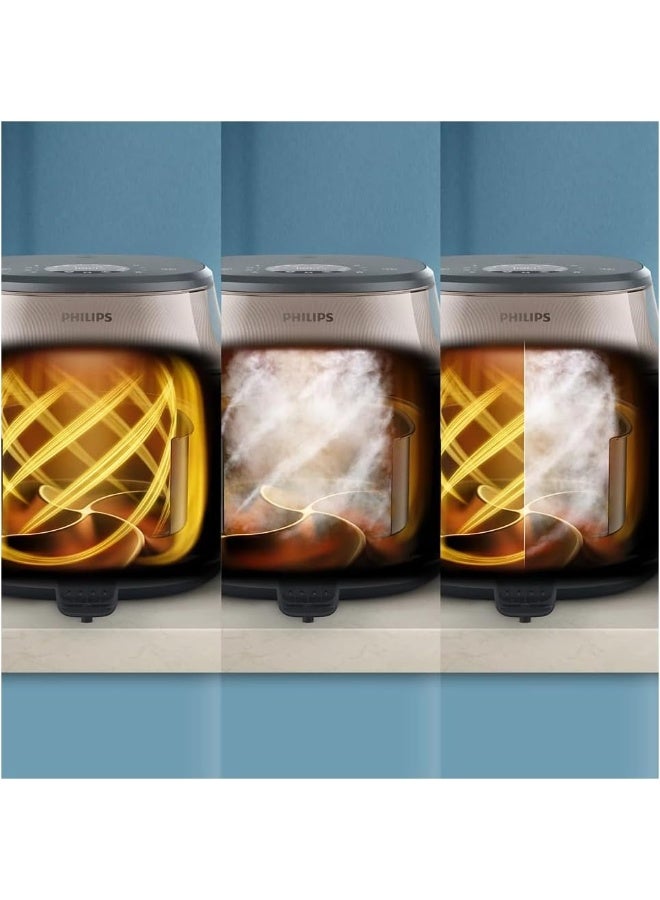 فيليبس قلاية فيليبس الهوائية 5000 سلسلة 7.2 لتر مع بخار وسكة (NA547/07) - Image 2