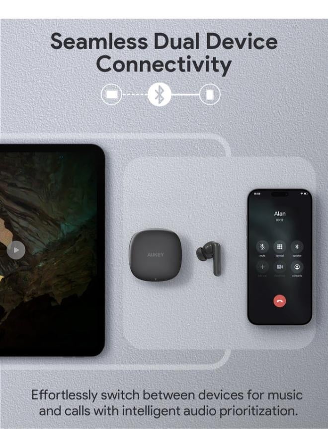 أوكي AUKEY EP-B2 Beyond ANC Elite Wireless Earbuds grey - Image 3