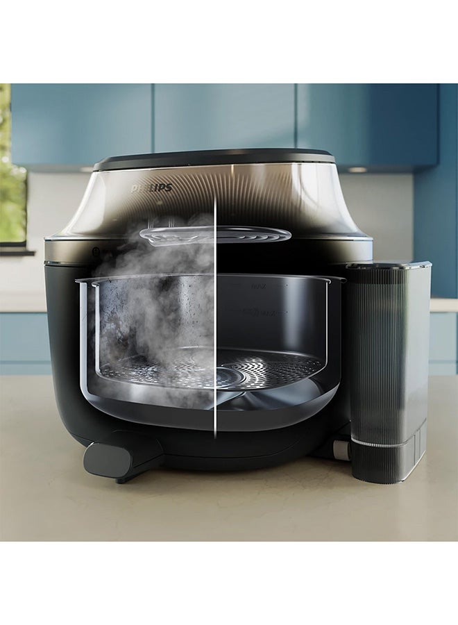 Philips Airfryer 5000 Series 7.2L with Steam and Rail, Black/Gold - NA547/07 7.2 L 2000 W NA547/07 Black, Gold - Image 4