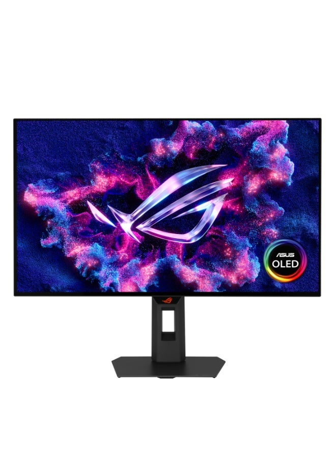 ASUS ROG Strix OLED XG27AQWMG 27" QHD Gaming Monitor – 280Hz, 0.03ms GTG, HDR True Black 500, 10-bit 99.5% DCI-P3, G-SYNC/FreeSync, DisplayPort 1.4, HDMI 2.1, ELMB, OLED Care Pro | 90LM0BZ0-B01171 Black - Image 1
