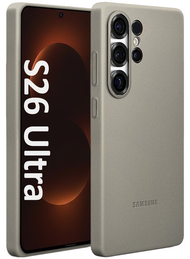 مارجون حافظة هاتف جلدية متوافقة مع سامسونج جالاكسي S26 ألترا، غلاف واقي رقيق مقاوم للخدوش، حافظة خلفية بلمسة ناعمة - - Image 1