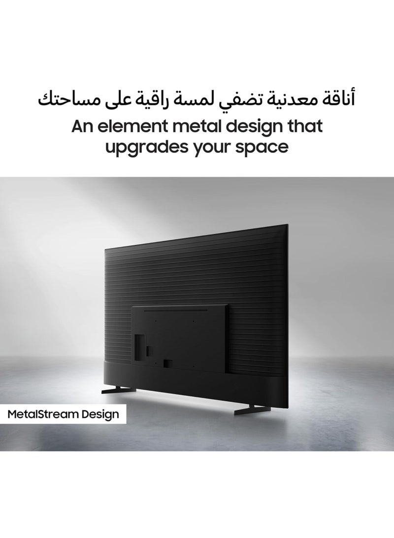 سامسونج 50 Inch Crystal UHD U8000F 4K Smart TV (2025) + 2.0 Channel Portable Soundbar With Built In Battery & LED Lights | Tizen OS HDR Smart TV (International Model) 50Hz, HDR10+, OTS Lite, HDMI x3, USB x1, YouTube, Netflix, MetalStream Design 50U8000F+SOUNDBAR Black - Image 5