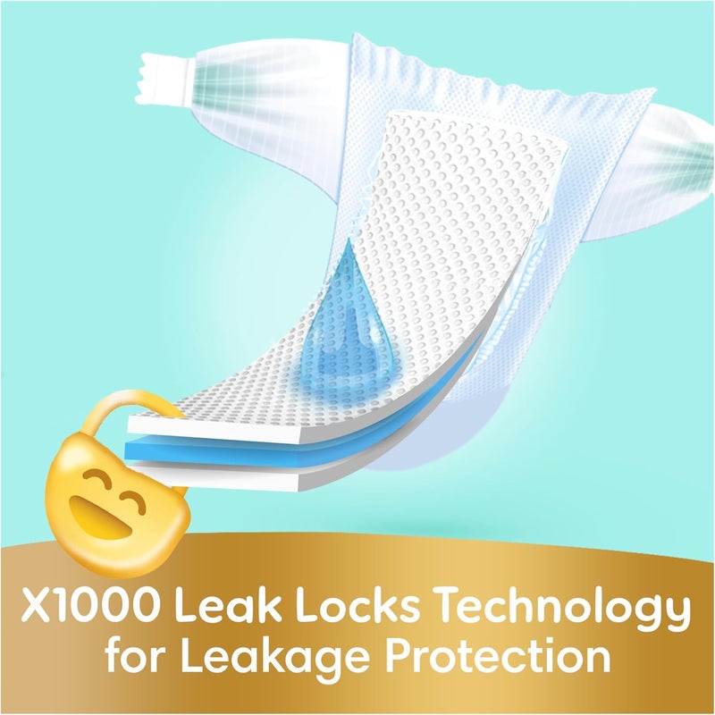 Pampers Ultimate Comfort Taped Diapers, Size 3, 6-10kg, Lotion infused with Aloe Vera and Vitamin E, Giga Box, 252 Count - Image 4