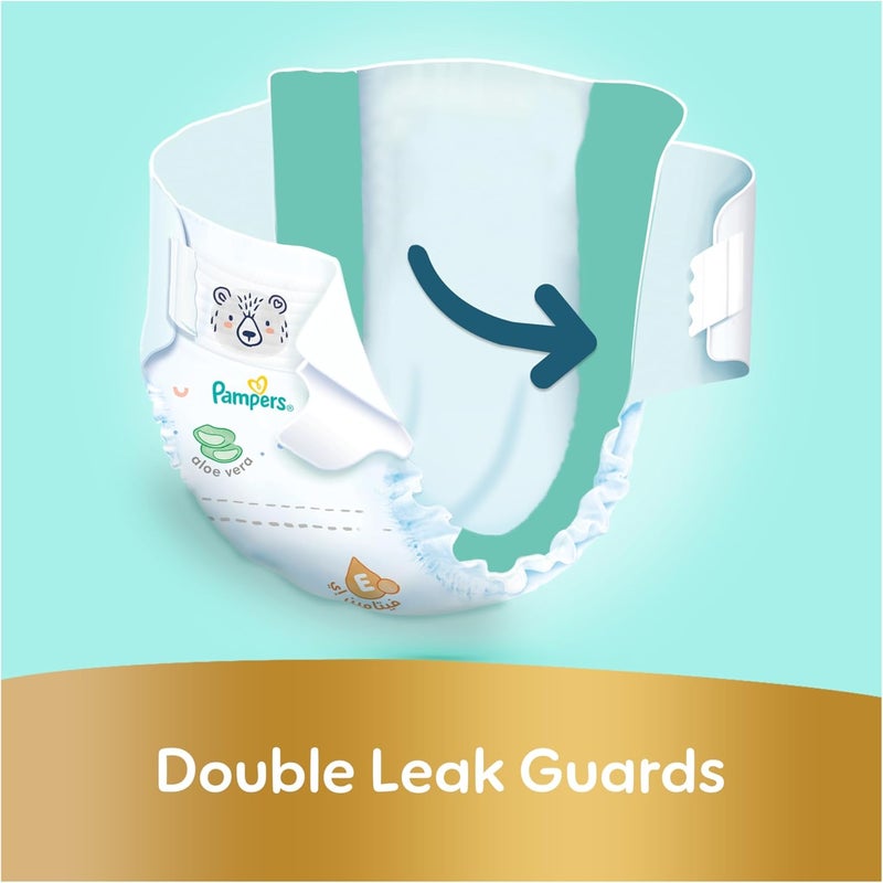 Pampers Ultimate Comfort Taped Diapers, Size 3, 6-10kg, Lotion infused with Aloe Vera and Vitamin E, Giga Box, 252 Count - Image 5
